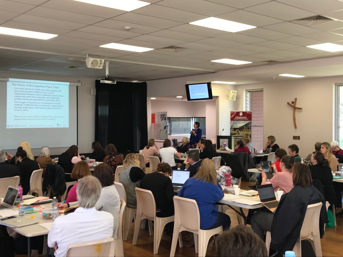 Learning how to extend our students mathematical thinking with Associate Professor Ann Gervasoni at Chisholm Primary.