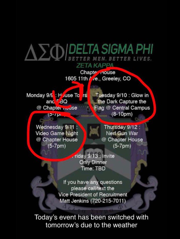 DeltaSig ZK at UNCO tweet media