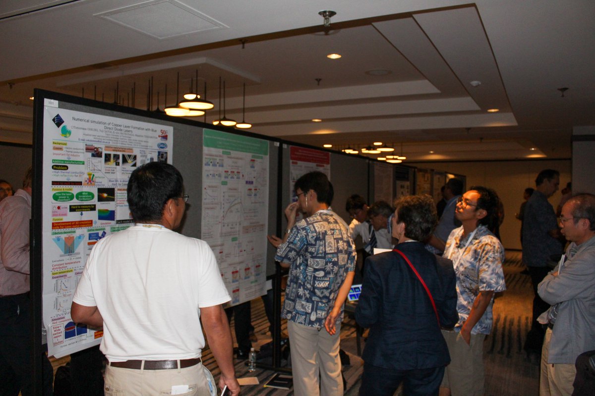 cola2019's tweet photo. We had a wonderful first Poster Session last night in the Lahaina Rooms – great content, scientific discussions, and student involvement! Come back again tonight from 6-8pm for Session #2. #cola2019 #laser #ablation #laserablation https://t.co/NohPkYn6rc