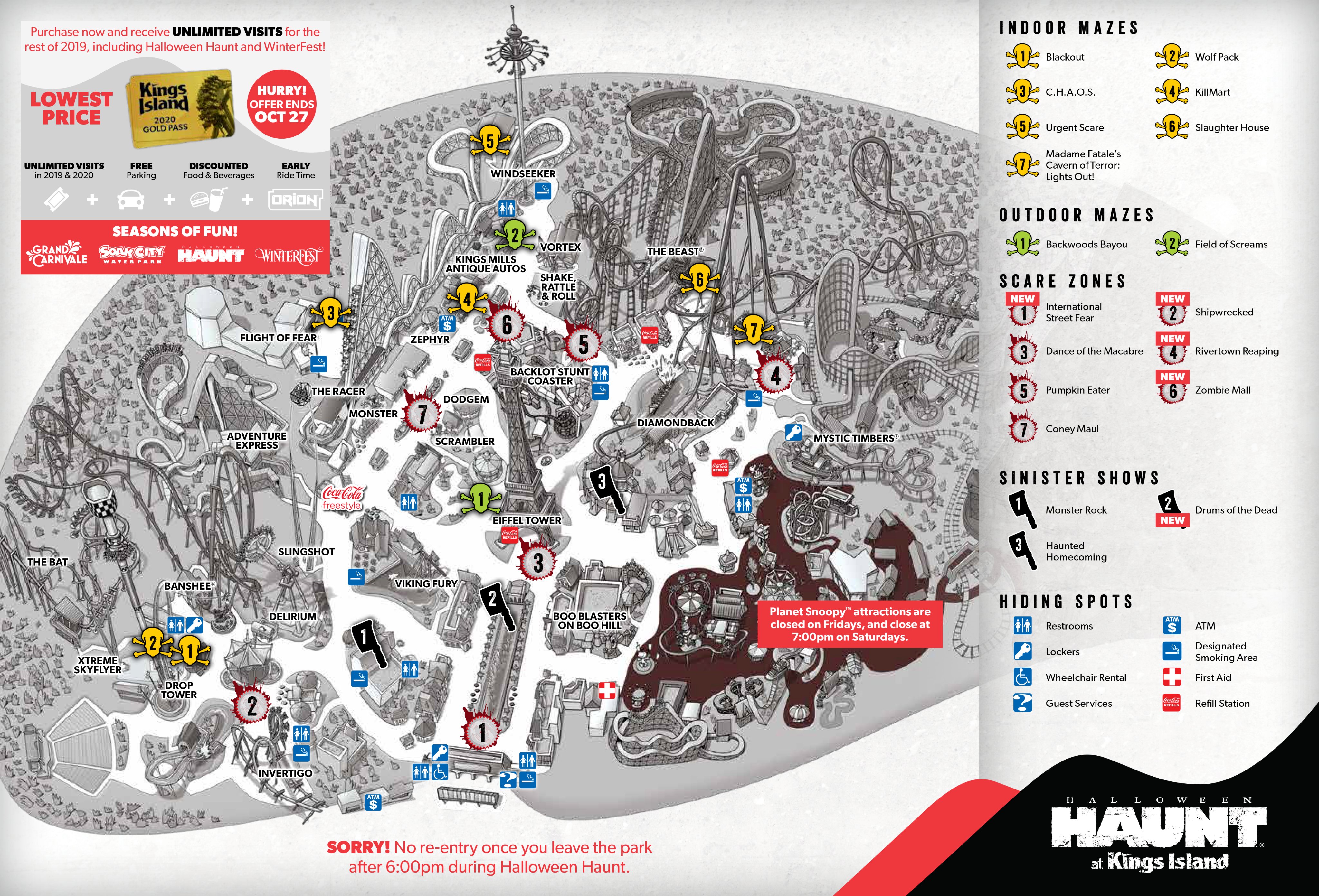 Kings Island Map 2025