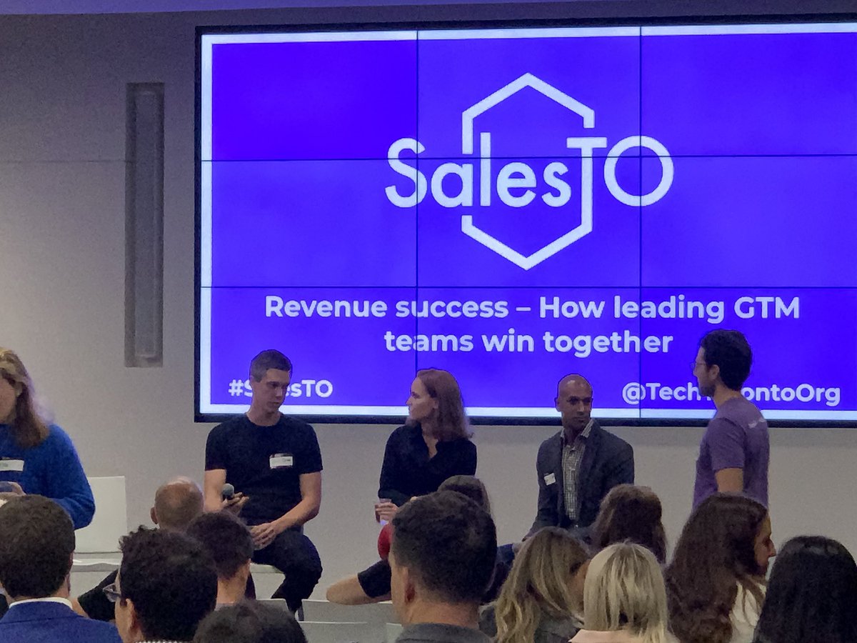 AndyTeqfocus's tweet photo. Great #SalesTo conference on GTM strategy ! Was fun listening to key insights from the panelist for building the right sales &amp; marketing team for product success. Hire right ppl for role &amp; invest in enabling the sales team !!  #SAAS #teqfocus #gong #leaddata #sproutsocial https://t.co/eQXWToLNF7