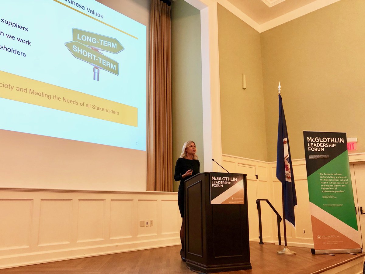 Inspiring talk by <a href="/Hertz/">Hertz</a> President and CEO Kathy Marinello at the 2019 McGlothlin Leadership Forum <a href="/williamandmary/">William & Mary</a> <a href="/WMSchoolofBiz/">William & Mary School of Business</a> <a href="/WMLawSchool/">William & Mary Law School</a>