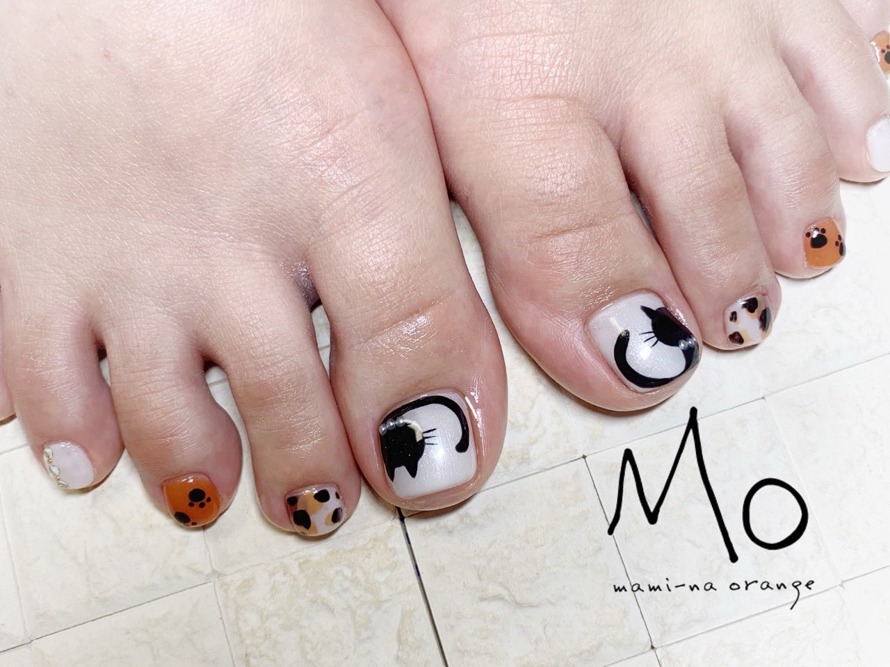 マミーナオレンジ ジェル ジェルネイル Foot パラジェル Paragel マミーナオレンジ ワンカラー フットネイル やり放題 ネコ 猫アート 秋ネイル フットデザイン ペイントアート T Co Pqszoevlab Twitter