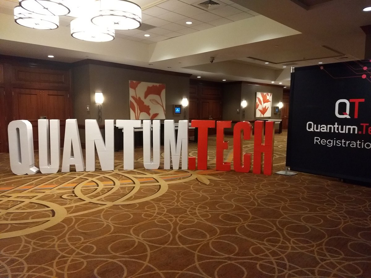 chicago_quantum's tweet photo. A great Day 1 @QuantumTech_ KTA: 1/ early days for quantum computing, 2/ national industrial policies, 3/ current use cases in sensing, PNT, & PQC, and 4/ keep a systems engineering mindset.
Met many experts and eco-system players. Thanks #quantumtech_ https://t.co/q275S1UpeO