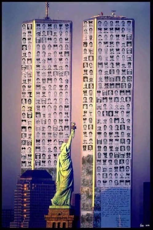 mixedqueen14's tweet photo. Never forget 9/11 . As tomorrow approaches remember the day the world stood still. Remember all the ones we lost and the ones go were brave enough to go into to save ppl. #nineelven #9/11 https://t.co/t8KpggfyRd