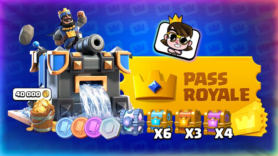 #CR 🔆 Sorteo de un #PassRoyale. 💸

Requisitos:

🔆 Seguirnos (@InkaeSports)
🔆 Seguir a @Abel271098
🔆 Dar RT 🔁  y Like ♥️ al tuit. 
🔆 Mencionar a dos amigos. 

El sorteo termina el 16/09, mucha suerte a todos. 🤜