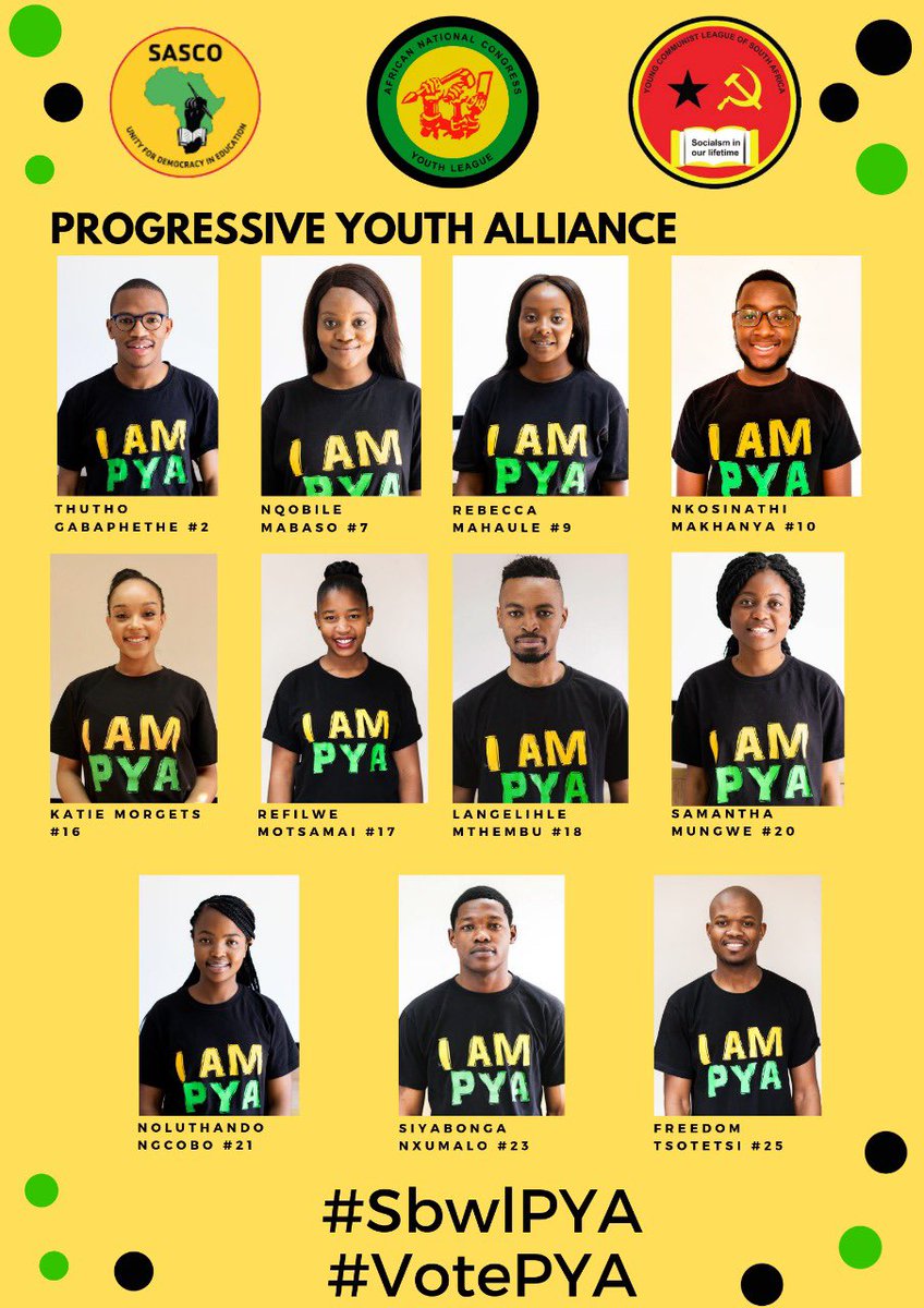DioleTshiamo's tweet photo. As a postgraduate student I urge everyone to vote for the only progressive agents of change. 
#VotePYA11 https://t.co/Sraq1wPmnW