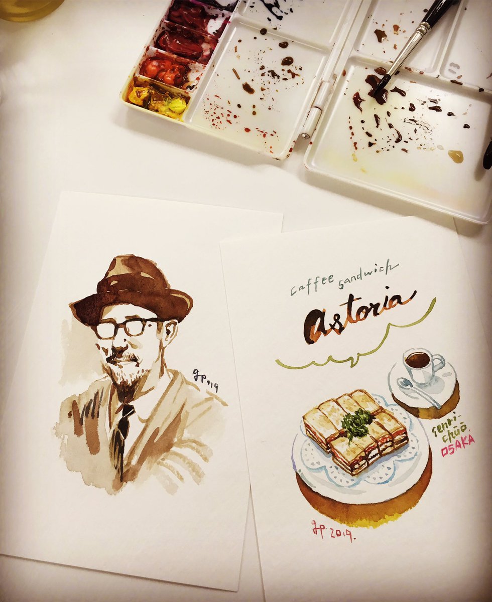 眼福ユウコ على تويتر 千里中央駅の喫茶店アストリアの美味しいカツサンド