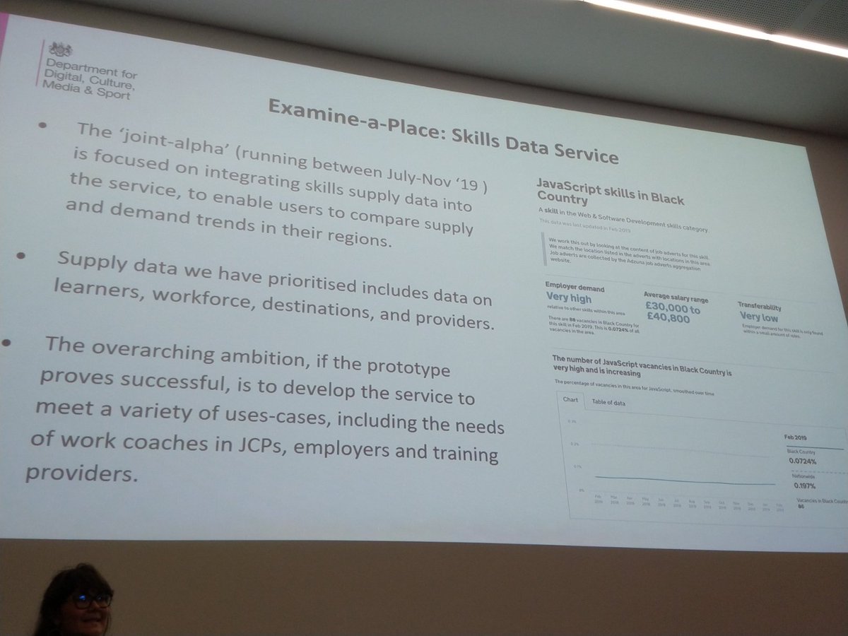 BCUAdvantage's tweet photo. Great to see screenshots of a new prototype that looks to showcase skills needs in a certain location. #Skillsmatch #Jobs #Employability #DataJamWM @InnovationWM @WestMids_CA @GBSLEPGrowthHub https://t.co/NxAxjWlSNZ