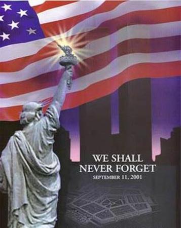 kiss's tweet image. Let us all remember the innocent victims who lost their lives on #September11th. #NeverForget