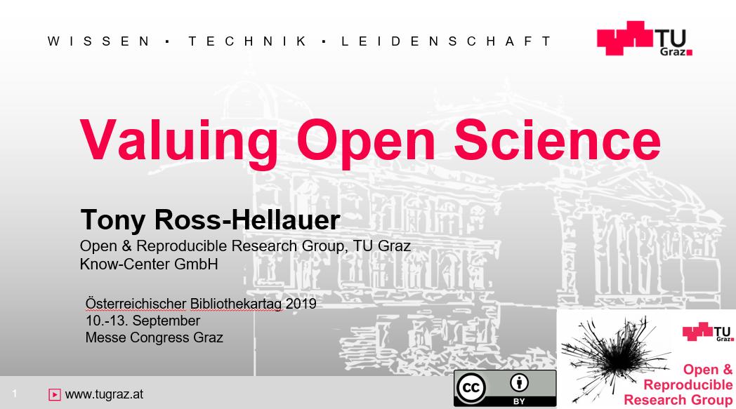 tonyR_H's tweet photo. Slides for my upcoming keynote today at Austrian Bibliothekartag 2019 available here: https://t.co/sjZSyJ1rrD #BibtagGraz #openscience #openaccess https://t.co/XUhZW4oNnV