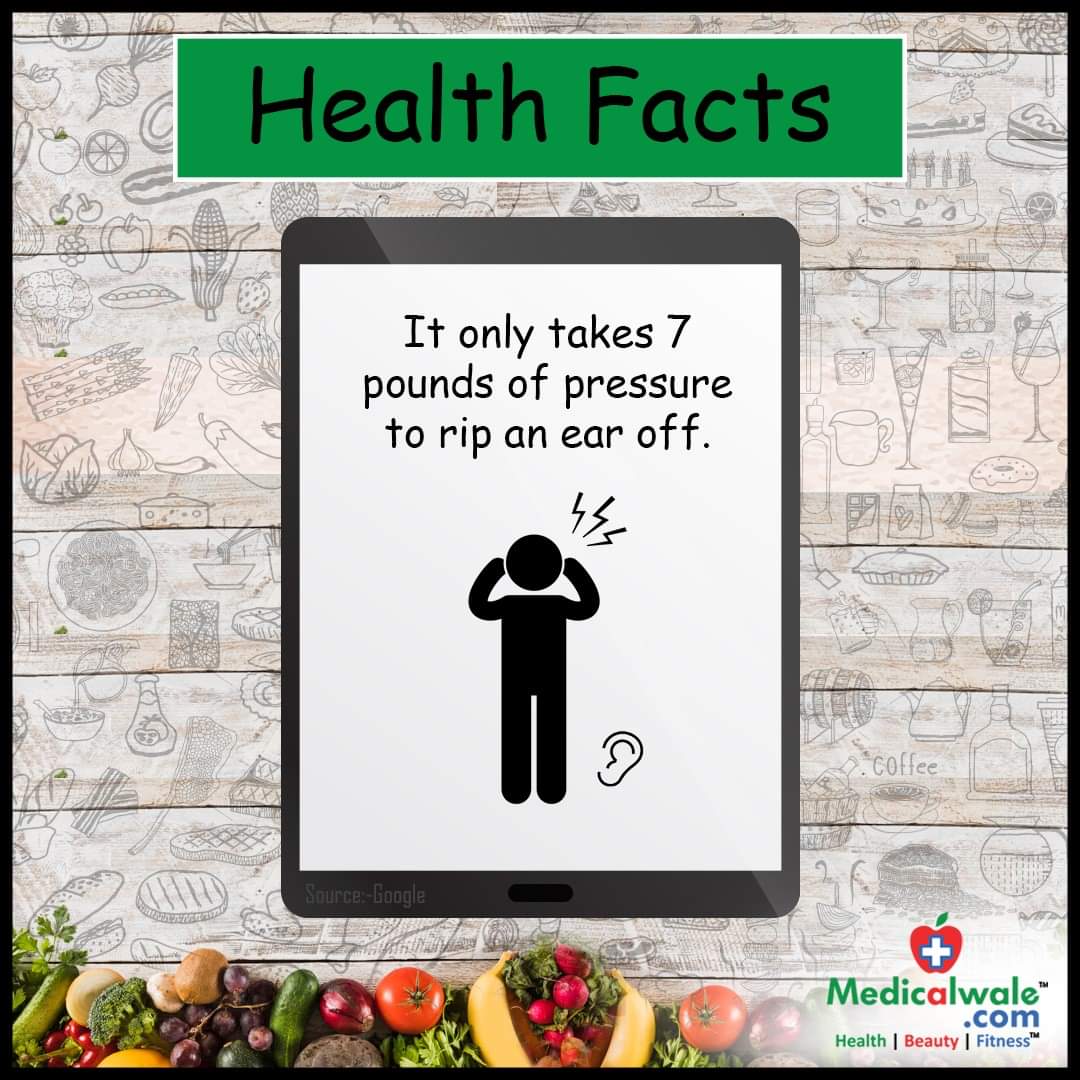 Medicalwalecom's tweet photo. Health Facts!

Download the app to know more about your health - https://t.co/R8YDbPgTdA

#Medicalwale #AapKeHealthKaSaathi #KaroOnlyHealthKiBaat #HealthFacts #HumanFacts #7Pound #Pressure #RipEar #HealthTips #DoctorsApp #Healthcare #AppleEvent #September11 #HealthyYou #HealthApp https://t.co/nabmW39JQ9