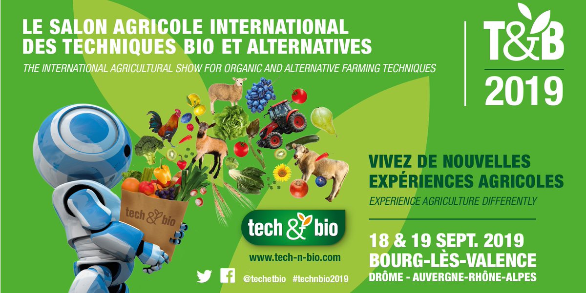 AGROSEMENS's tweet photo. [ Tech&amp;Bio 🌿] 

#AGROSEMENS sera présent le 18-19 septembre sur le salon @TECHetBIO à Bourg-lès-Valence au stand D16 ! 🌱
Venez nous rencontrer ! 😀

#technbio2019 #agriculturebio #bio #semencesbio https://t.co/JaoJFZuXN0