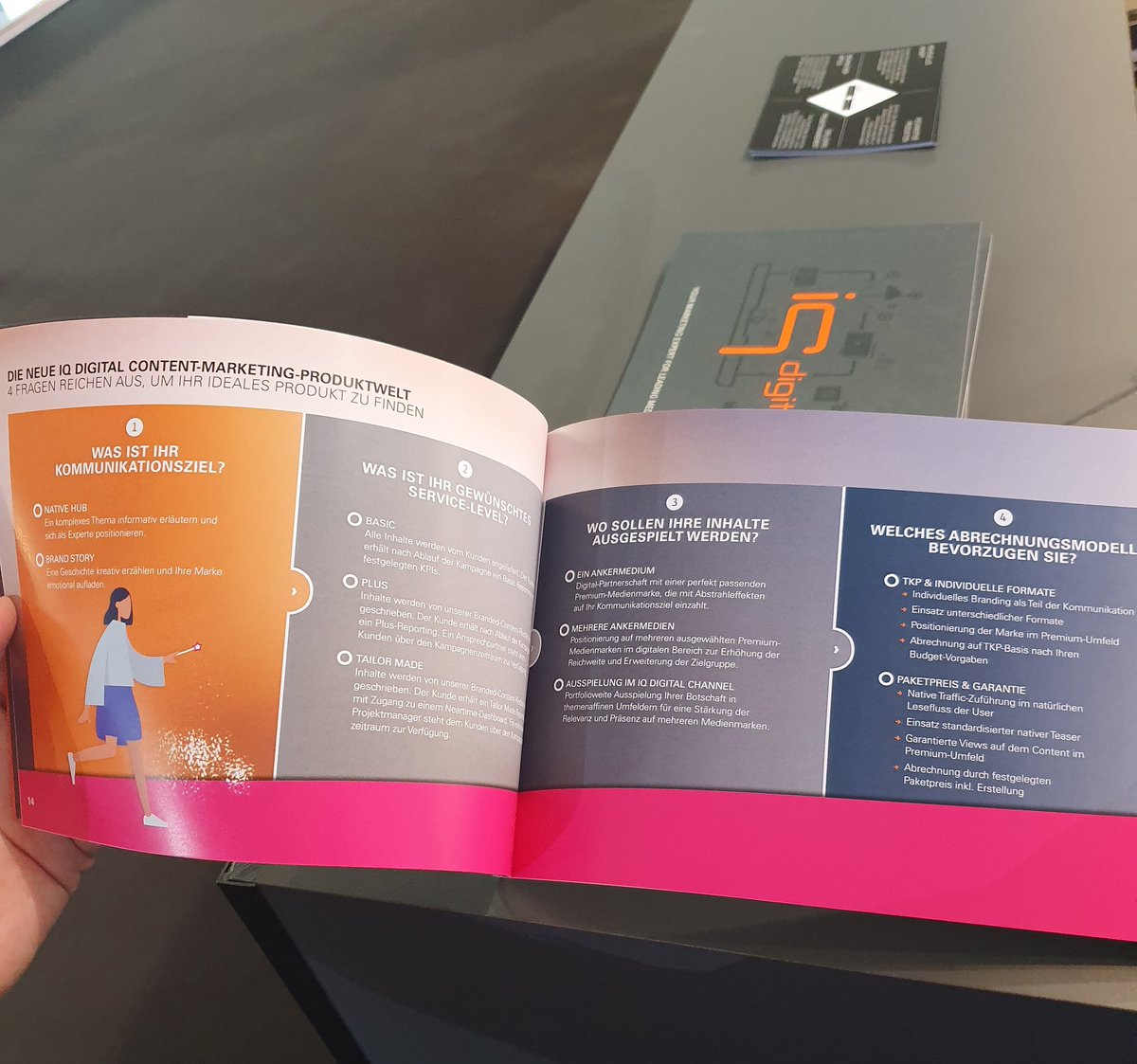 iqdBrandStudio's tweet photo. Fragen zu #ContentMarketing? Die Antworten gibt es am Stand der #iqdigital auf der #DMEXCO19 in Halle 8! #brandstudiostyle https://t.co/5FbskOJA6k