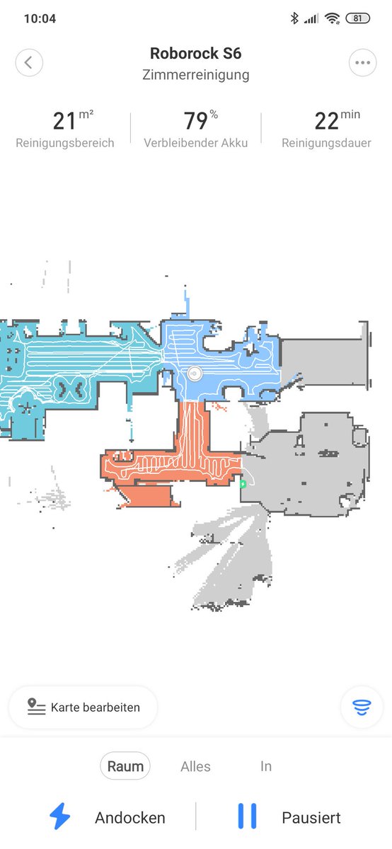 Olley1985's tweet image. Hätte gar nicht gedacht das die Dinger so gut sind. Eine echte Erleichterung Tag täglich. Gerade auch wegen den Tierhaaren. Fährt jeden Tag seine Runde. 😄. 

#RoborockS6