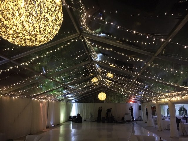 Stunning Lighting Decoration for this Clear Roof Marquee!
#Marqueehire #lighting #partyvibe