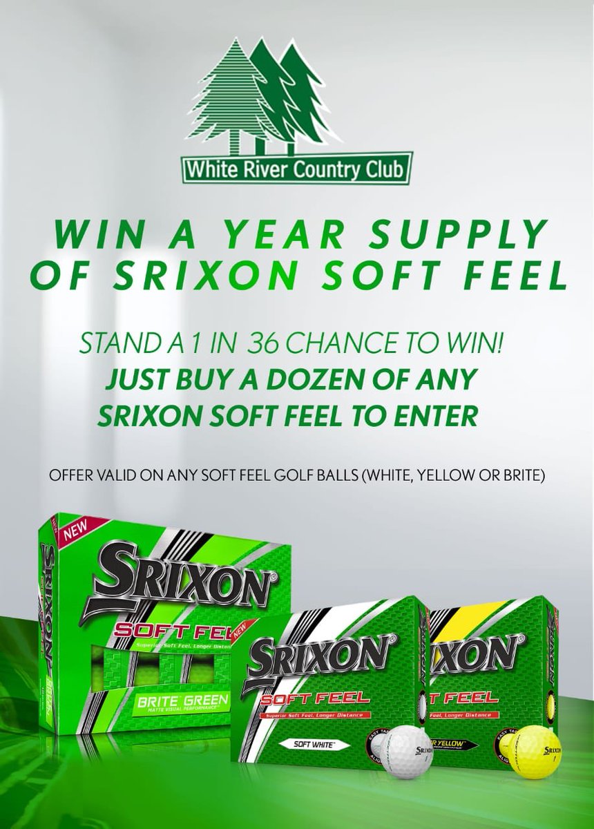 Would you like to win a year supply of <a href="/SrixonSA/">Srixon Golf SA</a> golf balls? Come to <a href="/WhiteRiverGC/">White River CC</a> to stand a chance