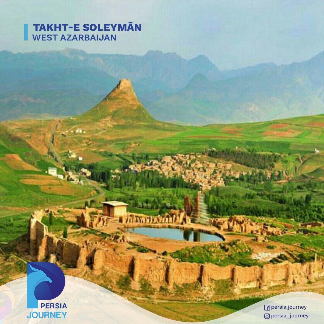 PersiaJourney's tweet photo. The site of "Takht-e Soleyman" includes the remains of a Zoroastrian fire temple built during the Sassanid period. The temple was partially rebuilt during the Ilkhanid period. 
#iran #journey #persia #takhtesoleyman #persiajourney #iranissafe #tourtoiran #irantour https://t.co/CsrAWNgRG4