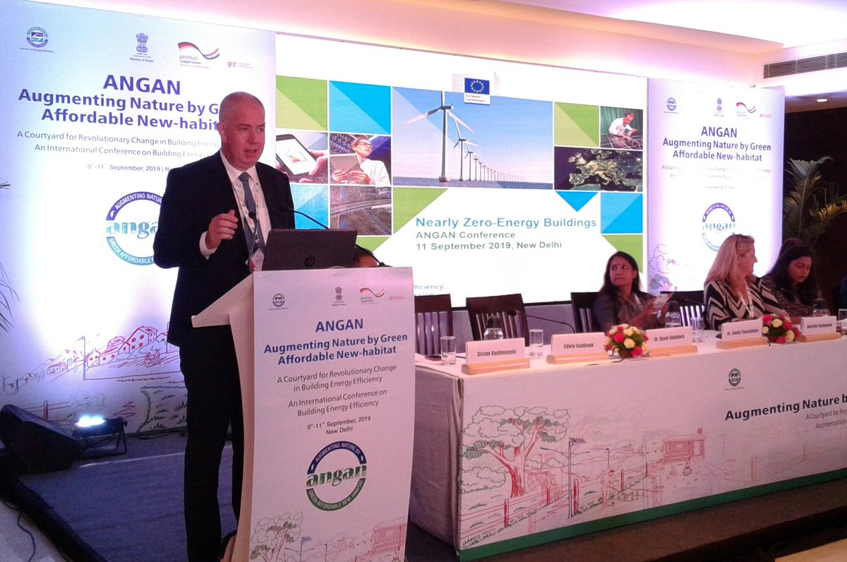 beeindiadigital's tweet photo. Mr. Edwin Koekkoek:
"Countries should develop national plans for increasing the number of net zero energy buildings"
#ANGAN2019 #BEE #GIZ #internationalconference #energyefficiency #EfficientEnergyForEfficientTomorrow #netzeroenergybuildings https://t.co/FwArvPhf1R