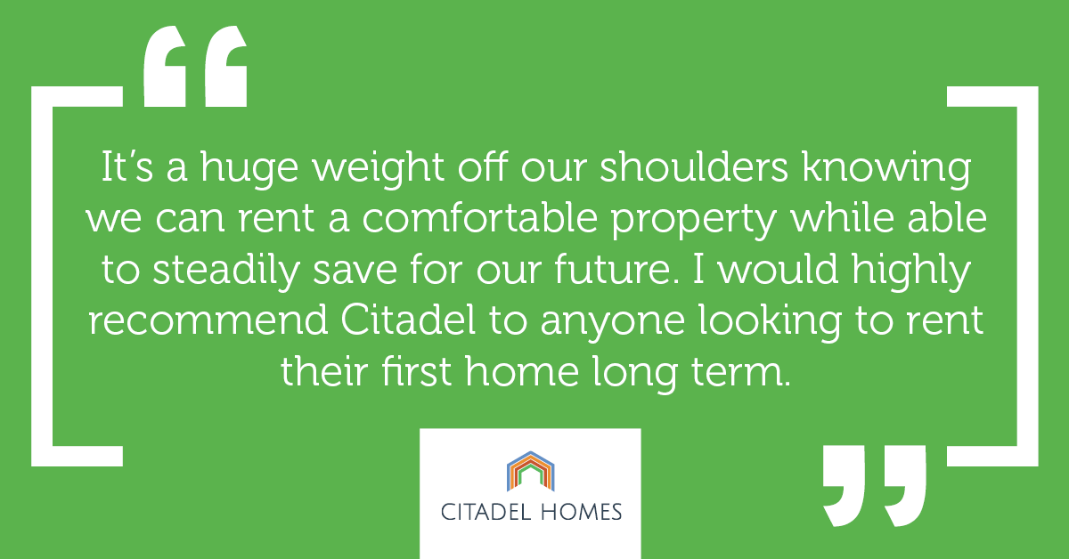 CitadelHomes's tweet photo. It's not always easy balancing a nice home for now, while saving for what comes next. Here's the thoughts of a couple renting with us in #Carlisle. #feedbackfriday https://t.co/eYFz7r8cc8