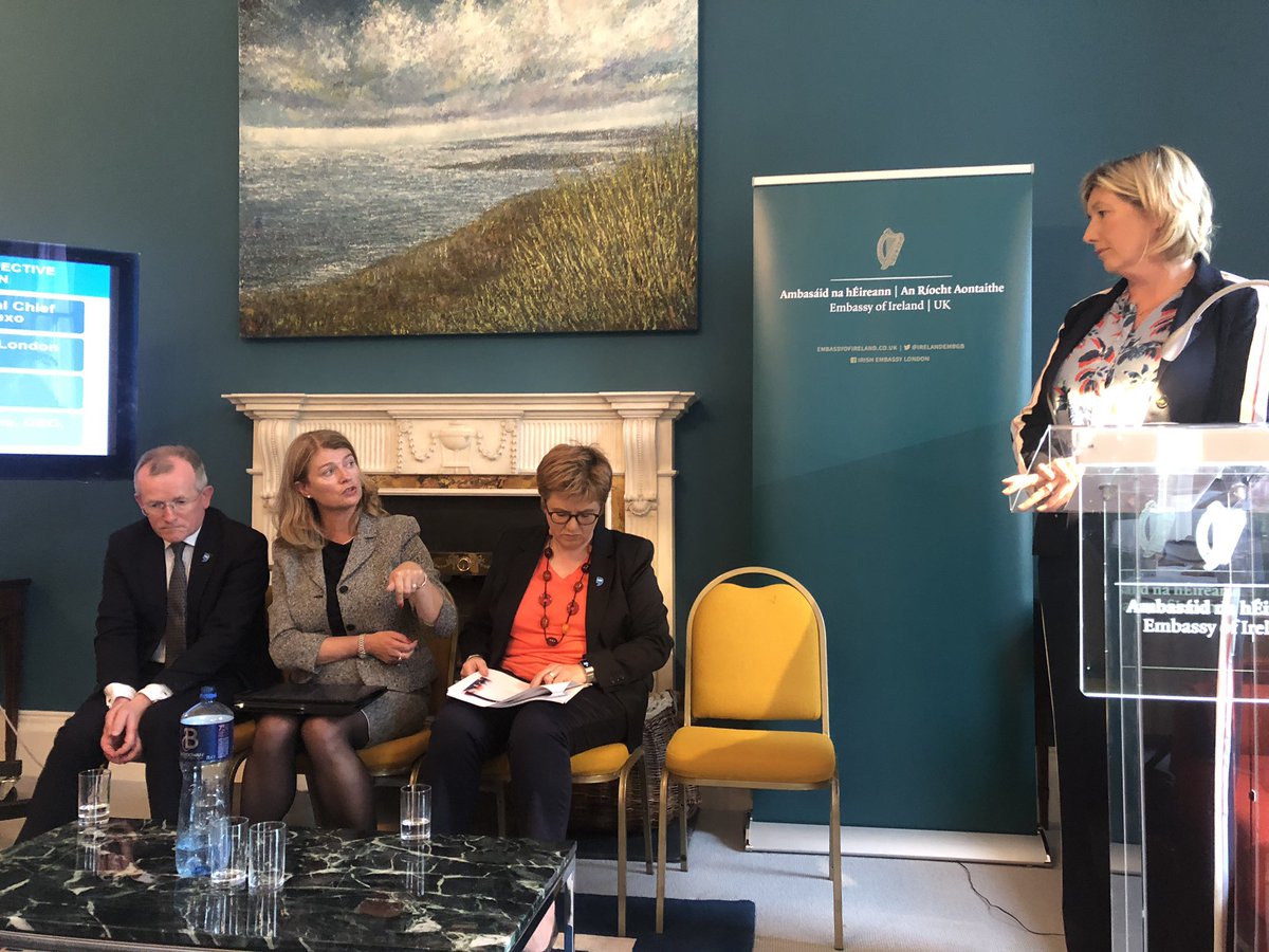Brexit insights at Dublin Chamber’s Council meeting, hosted by Irish Embassy, London. Excellent commentary from @margmargot @SharonDaly_ @DubCham @NiallGibbons @AdrianGONeill @seanwhelanRTE @londonchamber @IrelandEmbGB @realVickyPryce @britishchambers