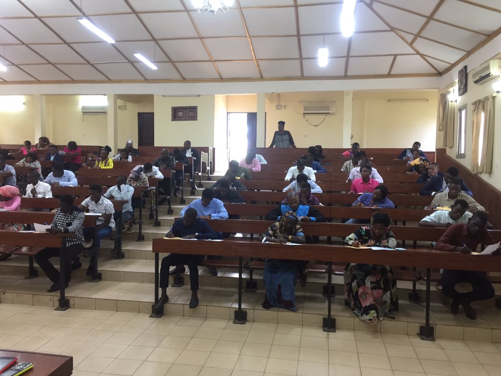 PhilNeriChu1's tweet photo. Candidates negotiating their place into the International Relations Institute of Cameroon for the academic year 2019/2020 https://t.co/GITNPHqXBo