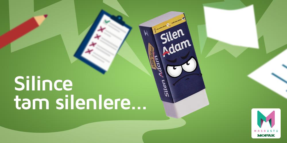 Ben silince tam silerim diyenler için özel olarak tasarlanan #SilenAdam;
☑️ Doğa dostu
☑️ Toz bırakmaz
☑️ Yüksek silme gücü
Özellikleriyle iz bırakmayı sevmeyenler için ideal seçim. 😉