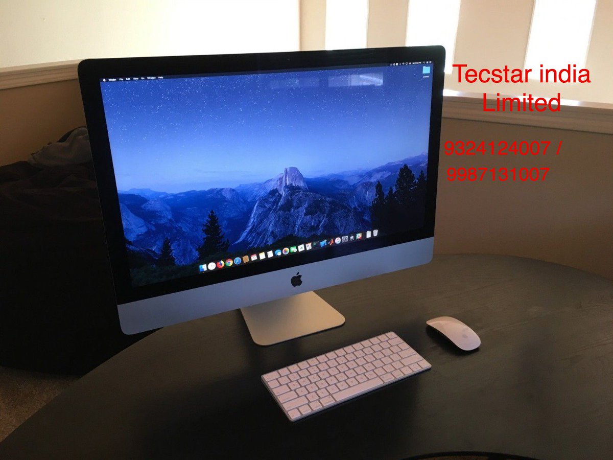 RebeccaTecstar's tweet photo. Apple iMac 27” Slim Model 
Price-1,15,000
Technical Specification :
3.2 Ghz Intel Core i5 Processor
8 GB DDR3 1600 Mhz Memory
1.2 TB Fusion Drive Storage
NVIDA Geforce GT 755M 1024 MB Graphics
Contact num:9324124007/9987131007
#Tecstarindia#electronics#iMac#workstation#Server# https://t.co/e5KkKNzgWs