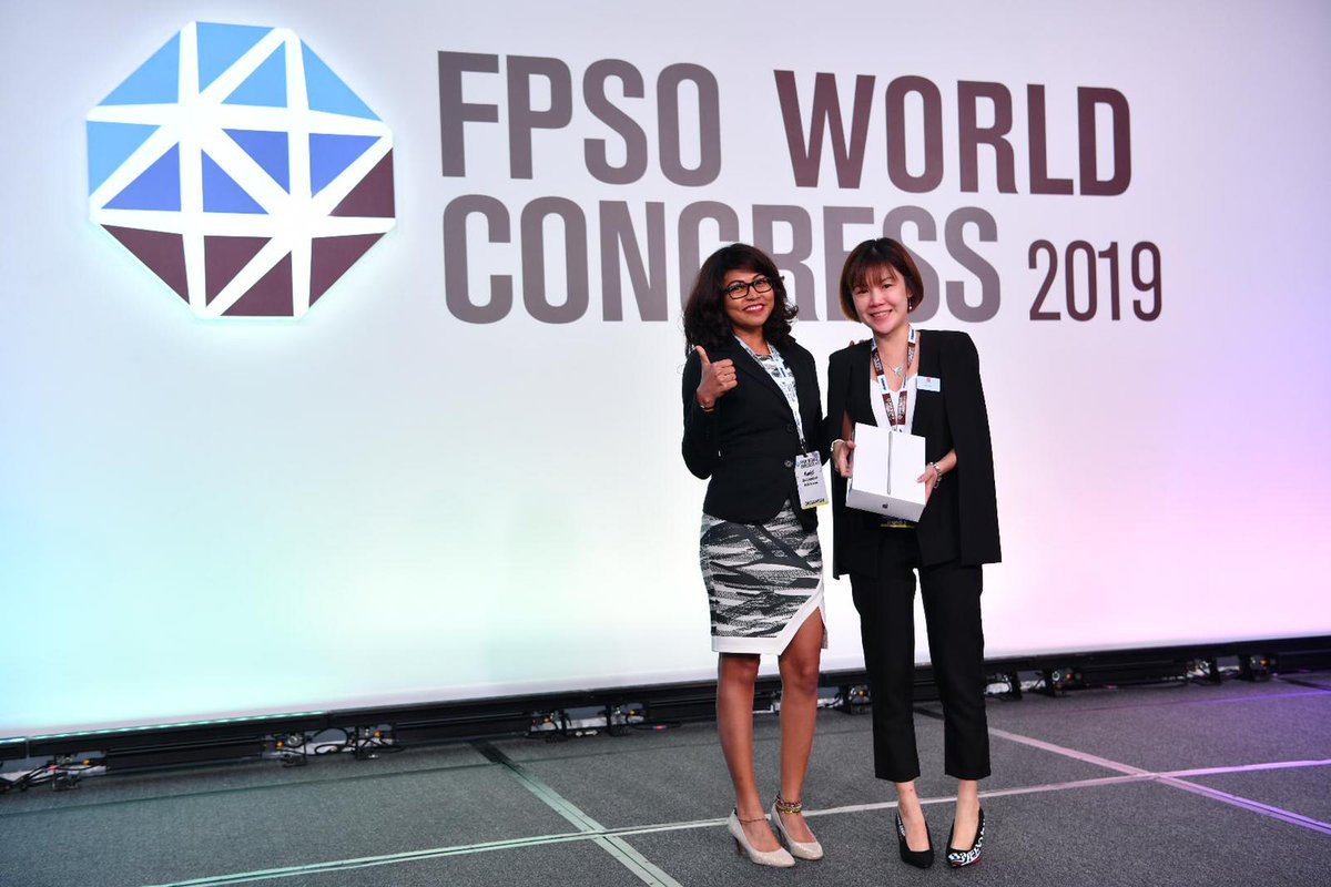 FPSONetwork's tweet photo. The winners of the lucky draw at the FPSO World Congress 2019 have just been presented with their prizes! #FPSOWorldCongress1019 https://t.co/Rmx56wRKe5