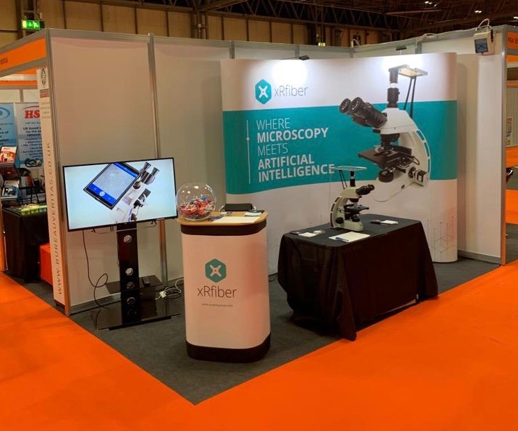 XrapidG's tweet photo. D day! #Contam2019
Nicolas Le Mintier is ready to meet you booth F86 at NEC Birmingham, with #xRfiber, the 100% automated PCM microscope for air fiber sample analysis!
Come meet us!
#AI #ArtificialIntelligence #MachineLearning #ContaminationExpo #asbestos #UK https://t.co/s4Gt0FMNug