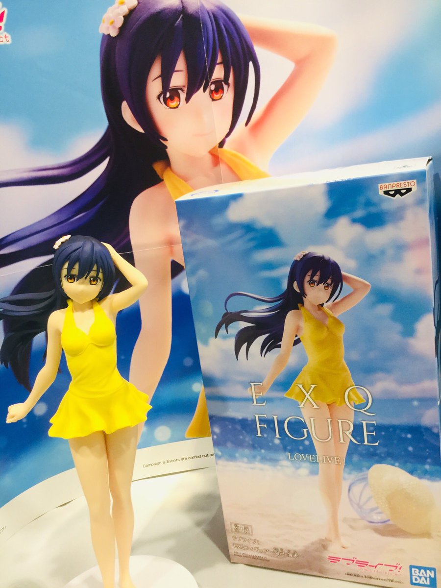 セガ赤羽 V Twitter 景品情報 ラブライブ Exqフィギュア 園田 海未 予告 水着の海未ちゃんが展開予定 今回で2年生が揃います 黄色の水着をまとった海未ちゃんをぜひお確かめください お待ちしております ˊ ˋ セガ赤羽 Sega