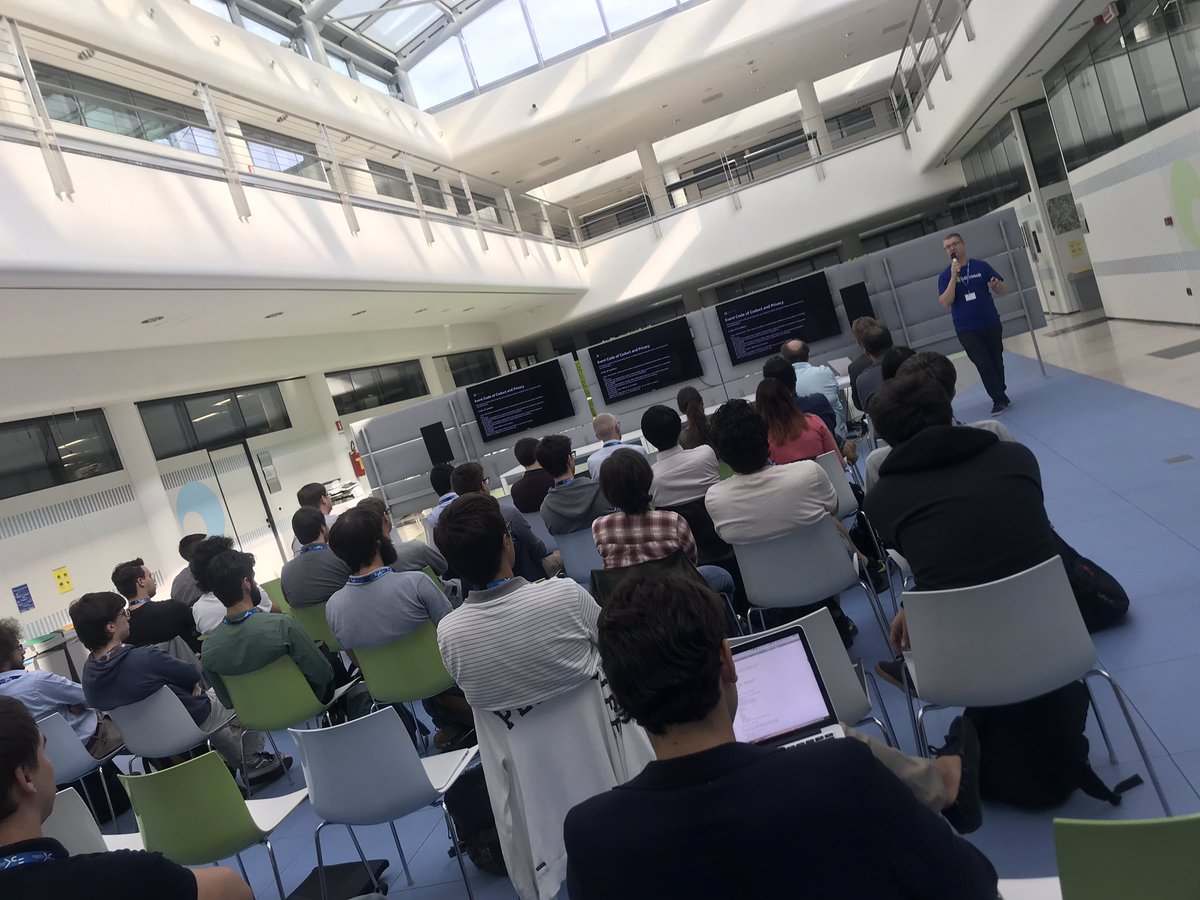 AmyKateNicho's tweet photo. Weโve started! Lots of great introductions to #physics, the challenge and @Azure #ml tech - raring to go! #rareeventhack @FBKcom @azureadvocates https://t.co/6JhaIU2uOF