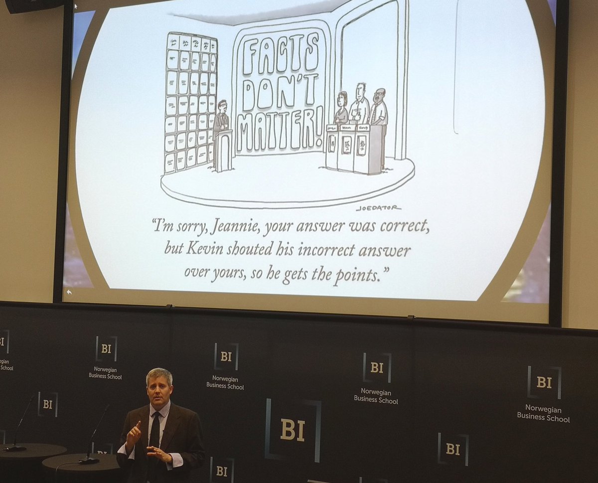 TrudeLarstad's tweet photo. I disse valgtider... Does facts matter? In the future we only need #data and money to win in politics, according to @siggena #politikk #valg19 #AI #Corpcomsummit19
@pnhoward @HandelshoyskBI https://t.co/dLKFqu8x7k