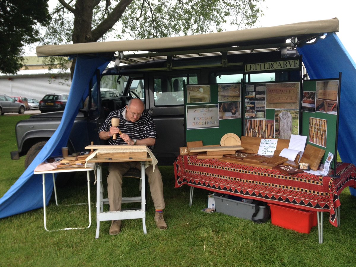 LETTERCARVE's tweet photo. Off to @BreezeFair in Cornwall tomorrow. Looking forward to working in the fresh air and meeting 90+ other makers. https://t.co/74SeFVDvAO