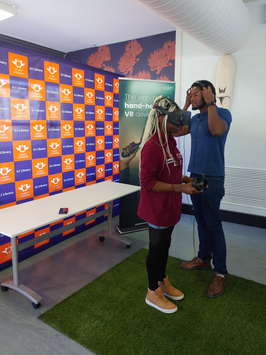 go2uj's tweet photo. Come experience 4IR through virtual and augmented reality today at the APK library, 6th floor. The event ends at 15:00.
@UJLibrary #4IRexperience https://t.co/AVxziGOKgW