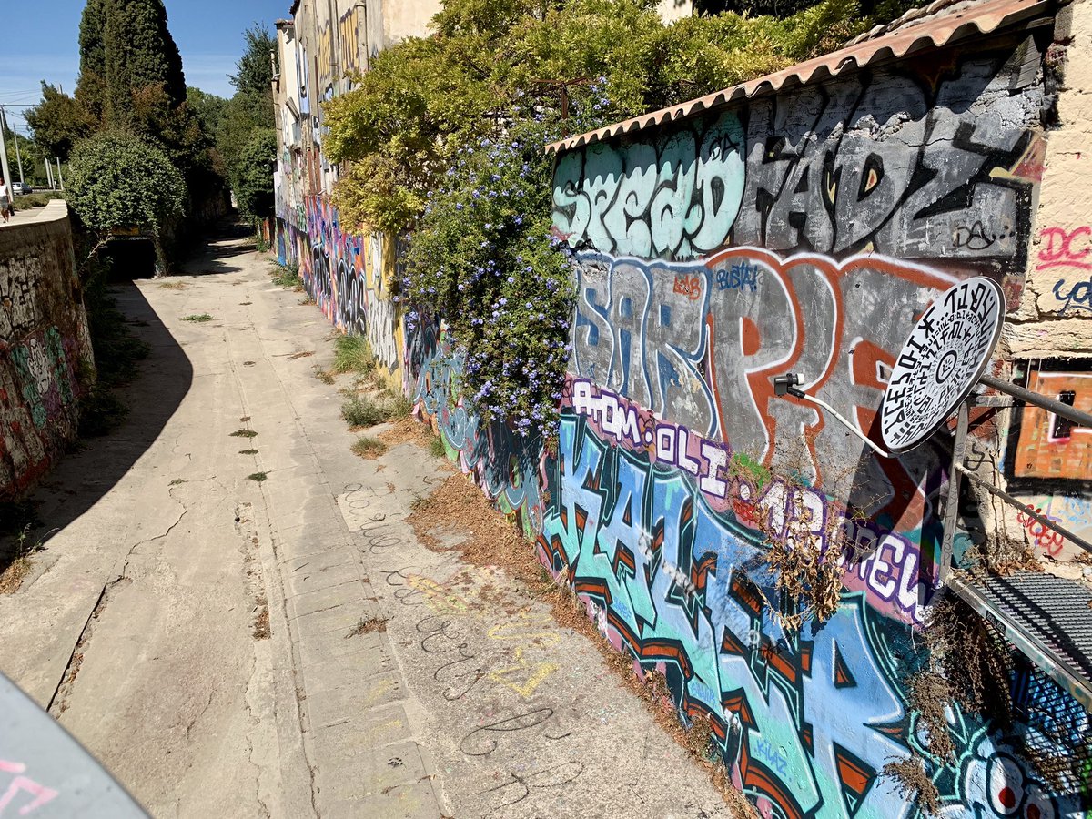cedricnithard's tweet photo. Parabole façon #NoLuck #Montpellier #Verdanson #Streetart https://t.co/oAQJGXviza