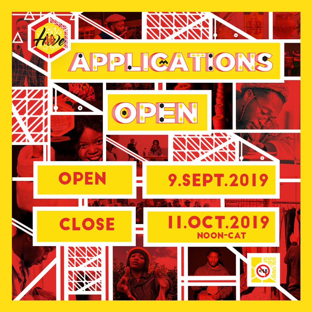hivejoburg's tweet photo. Applications to be part of our program for creative entrepreneurs are NOW OPEN! Take your business a level up, apply now: https://t.co/C37mSspjDQ. https://t.co/1wAKS4uVQL