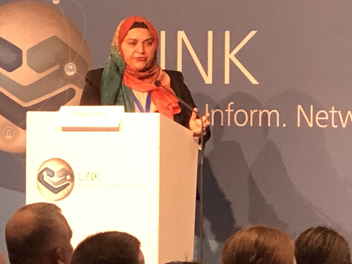 WUWHS President Elect Tariq Gulnaz discussing the challenges of #wounds with high exudation and her practice in UAE at today’s #linkforwoundhealing congress in Budapest. #exudate @HARTMANN_GROUP https://t.co/BpqLzTIIOl