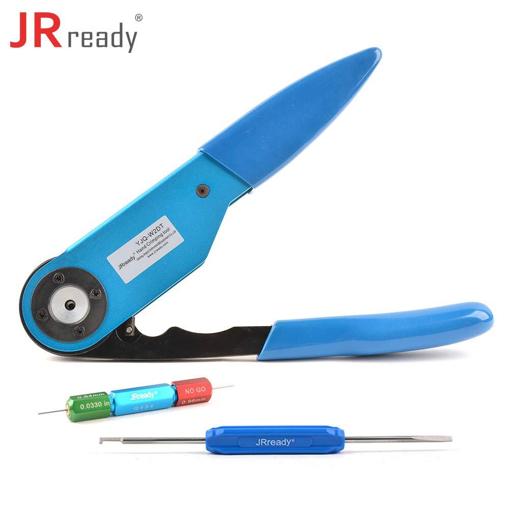 Crimp MIL-PRF-38999 SERIES 1,3,4 MIL-DTL-24308 Connector Contacts JRREADY ST1123 Crimp Tool Kits MIL-DTL-83733 YJQ-W7A Crimper 16-28AWG +86-3+86-4+86-6+86-7 Locators