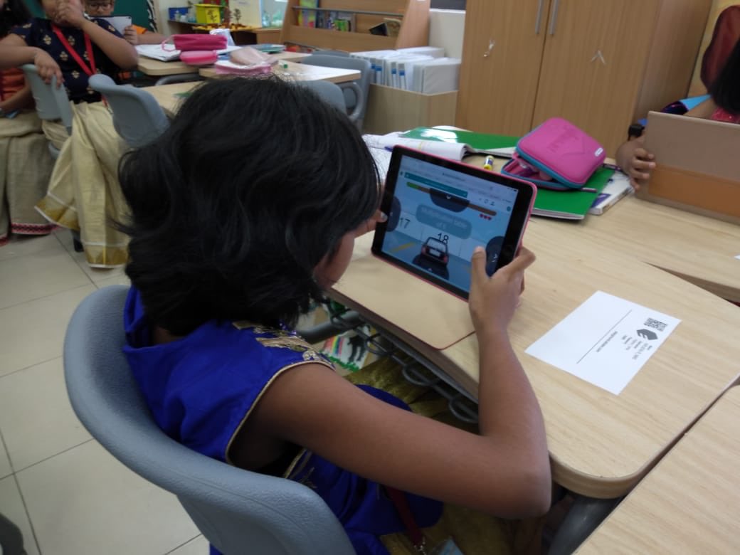 rilben10's tweet photo. More of #gamification but this time in #maths @gemsnms_alkhail. The engagement is mind blowing! #nmsedtech https://t.co/OShmW1isNe