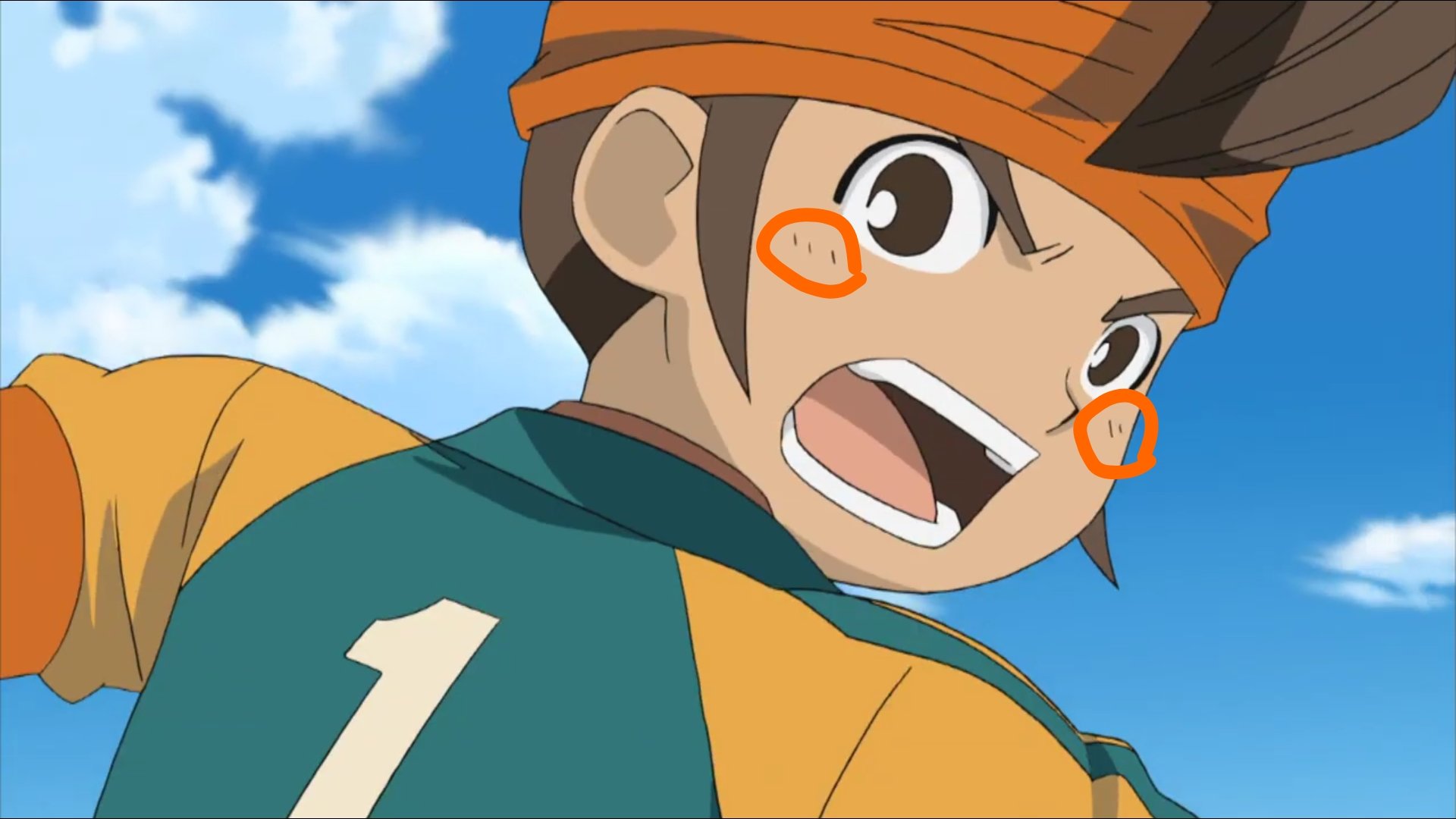 円堂守 ずっと思ってたんだけど 円堂の目の下にある線ってなんなんだろう タイヤ特訓で出来た傷の跡なのかな T Co Cpaae3hh7s Twitter