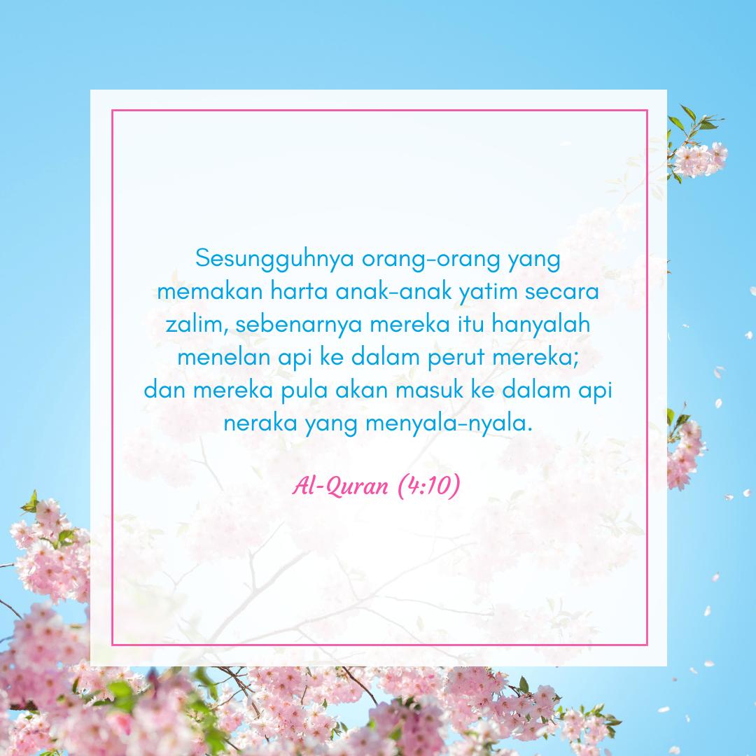 تويتر Sinar Harapan Management على تويتر Peringatan Untuk Diri Sendiri Dan Kawan Kawan Semua Orang Orang Yang Memakan Harta Anak Anak Yatim Secara Zalim Sebenarnya Mereka Itu Menelan Api Ke Dalam Perut Mereka
