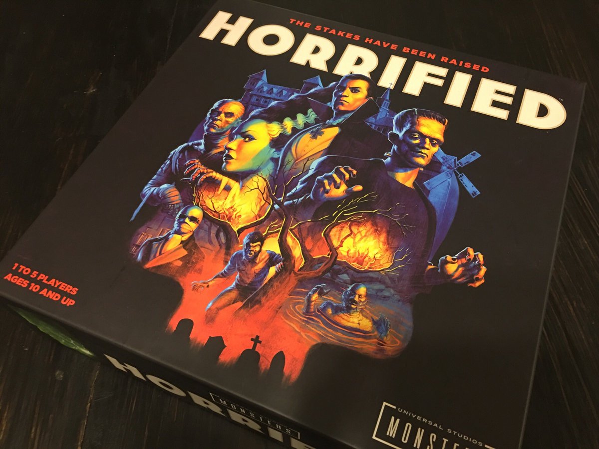 Nathan_Adam's tweet photo. Always great to get a new game to the table, especially when it’s a theme I absolutely love!
#tuesdaygamenight
#smashthosecoffins
#findthatlair
#lovethosecreatures
#Horrified
#Ravensburger
@RavensburgerNA https://t.co/WJDdGLysQf