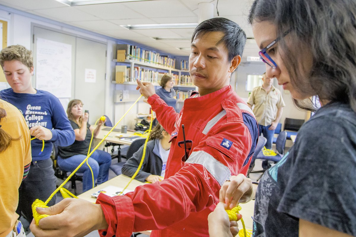 SarahKachovich's tweet photo. #Knot your average lesson.
The JR Academy got #roped into a fun class taught by our Siem crew on @TheJR.
#Exp385T https://t.co/9zw0nPFDn7