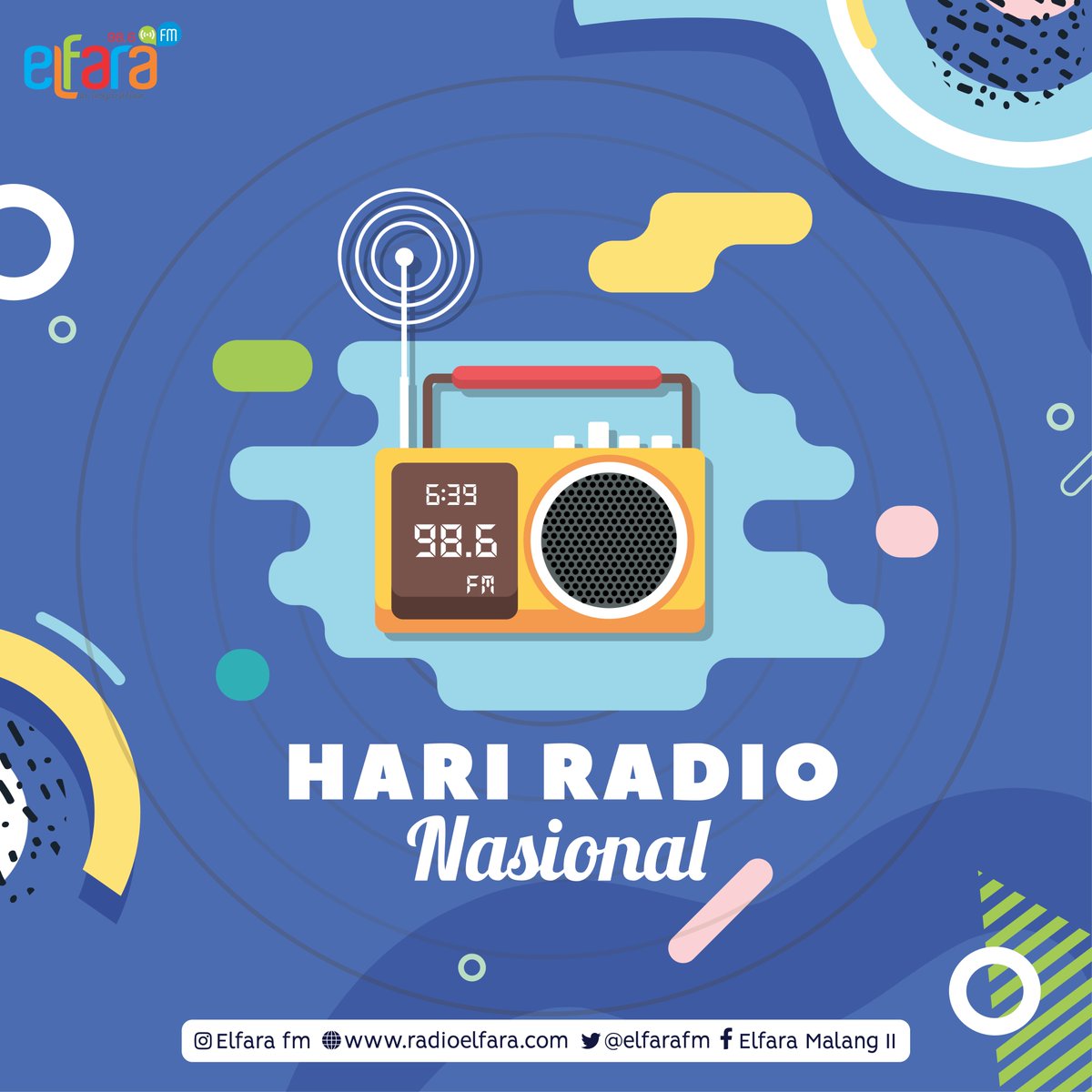 ELFARAFM's tweet photo. 11 September diperingati sebagai Hari Radio Nasional Elfriend. Tahun ini Hari Radio Nasional mengambil tema 'Untuk Indonesia Lebih Bertoleransi'.
Selamat Hari Radio Nasional Elfriend :))
Dengerin Radio ITU KEREN!
#DAYLIGHTHOURS w/ @gracewilliam_
Design by @slvrmishh https://t.co/jSGnC54xl2
