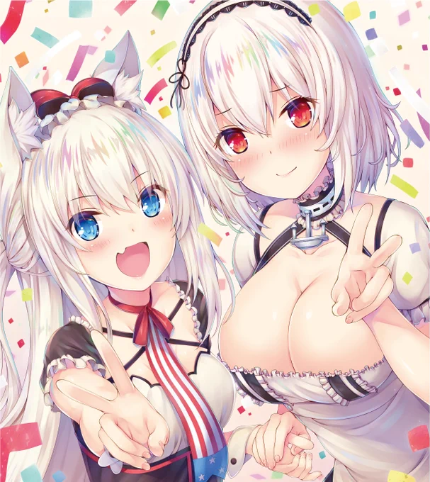 9月14.15日に秋葉原で開催される、アズールレーン2周年記念イベント『AzurLane 2nd Anniversary Fes.』の会場限定特典本に1枚描かせていただきました。
当日は現地へぜひぜひ!

\祝アズレン2周年!/
#アズールレーン #アズールレーン2周年
https://t.co/241yGnr5Vh 