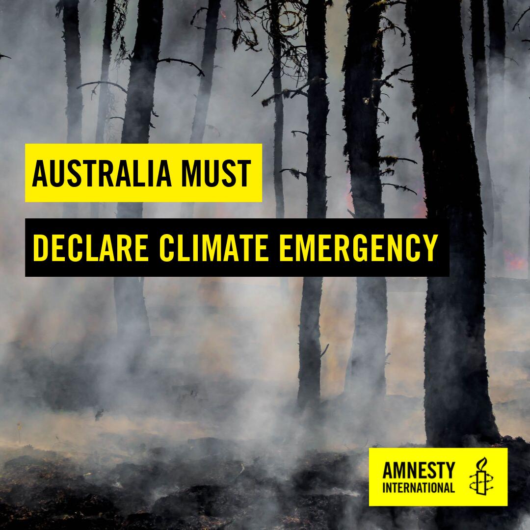 AmnestyQLDNNSW's tweet photo. #ClimateEmergency

Former Liberal leader John Hewson wants Australia to declare a climate emergency.

Nearly three million Australians are from areas where local councils have declared climate emergencies and pledged more action to fight climate change.

https://t.co/4wjdrQxl7k https://t.co/XwG2mykCNR
