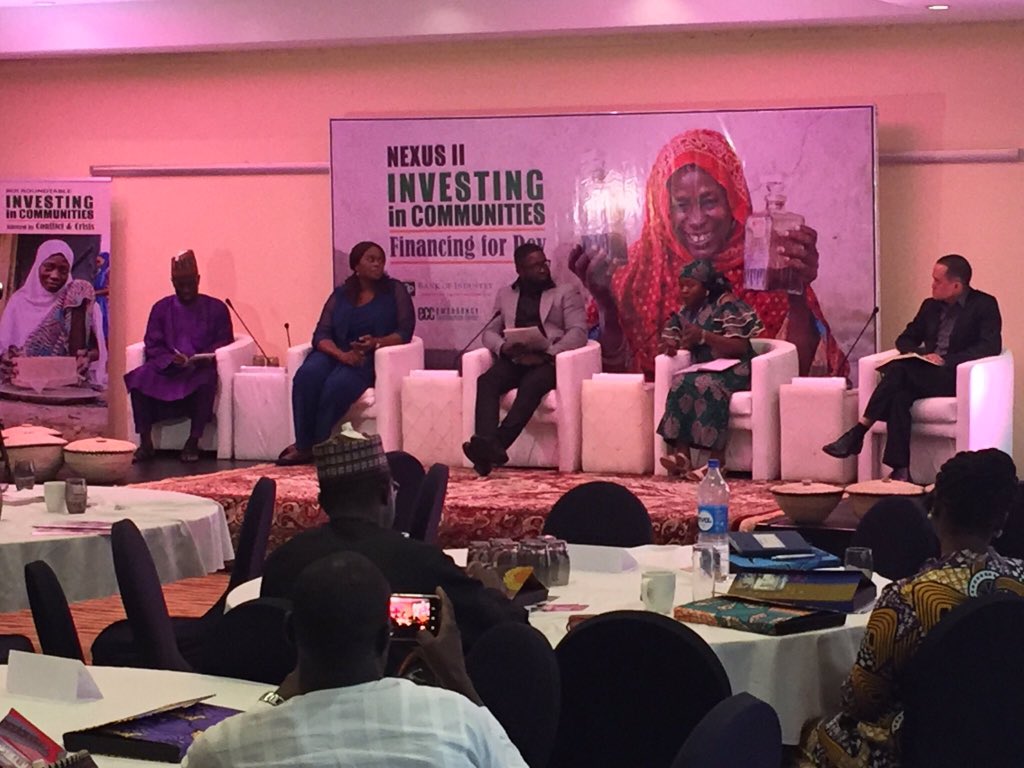 TalatuAgwom's tweet photo. #Nigerian Nexus II
Thank you very much Mummy, Mentor and the spirit behind my hard work   
#DrAyoade Alakija Humanitarian coordinator for the opportunity to be here again.Meeting you is a great pleasure. Forum with IOM head of sub office Dave Bercasio. Investing in the community https://t.co/GdXaOHjgOH