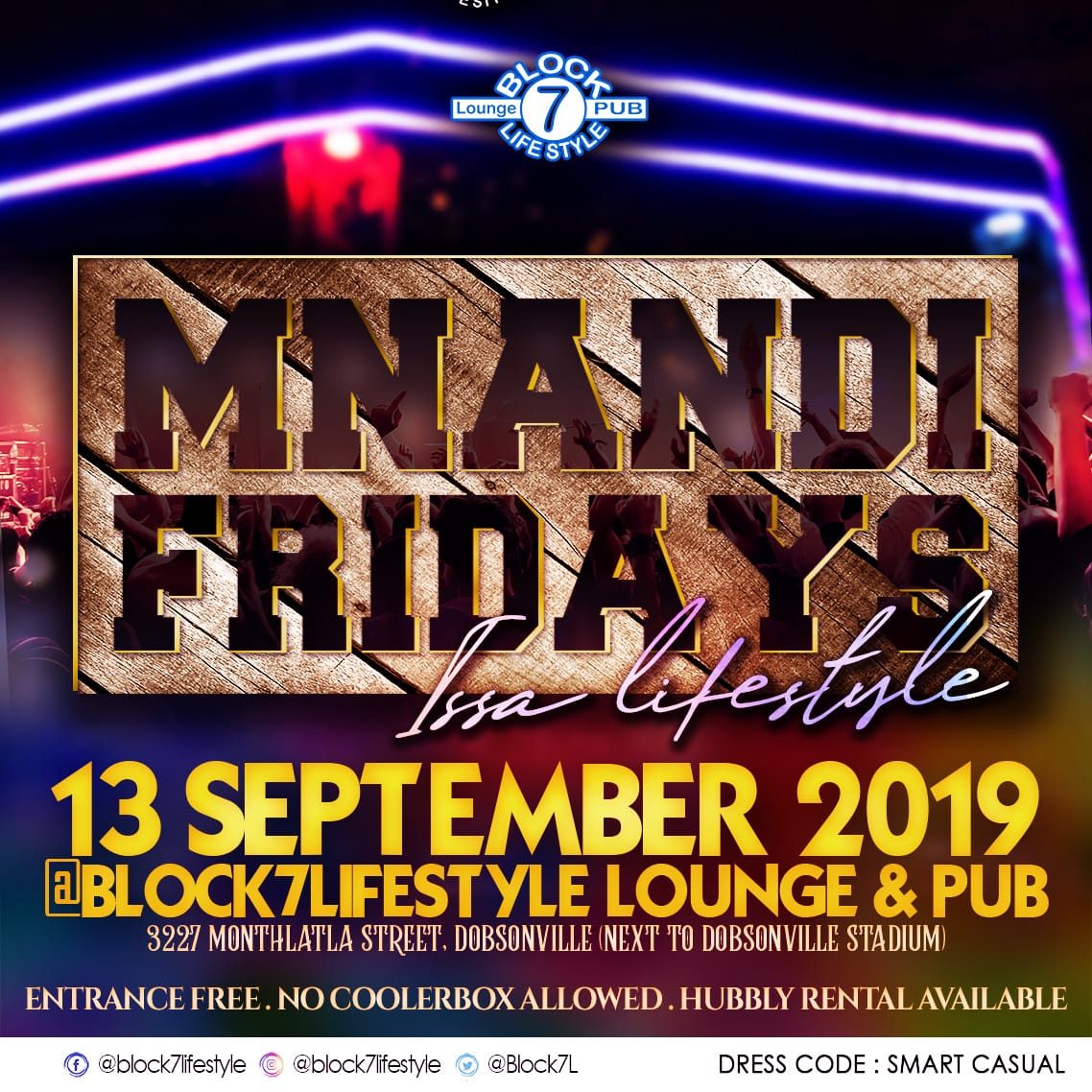 Block7L's tweet photo. Come chilla nathi under the lights and stars,  as we kick off the weekend 
#ItsALifeStyle https://t.co/vuLyMKZrV7