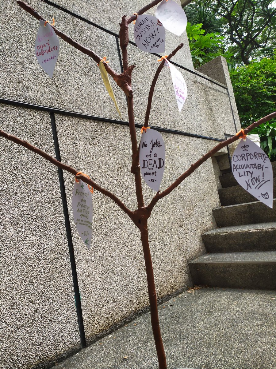 AghamYouth_UPD's tweet photo. The youth demands the protection of the environment!!!

Pass by the CS Library and add a leaf to our Tree of Action🍃🌳! Be one with the fight for our home 🌏.

#ClimateJusticeNOW
#DefendOurForests https://t.co/5p4ulJvdSf